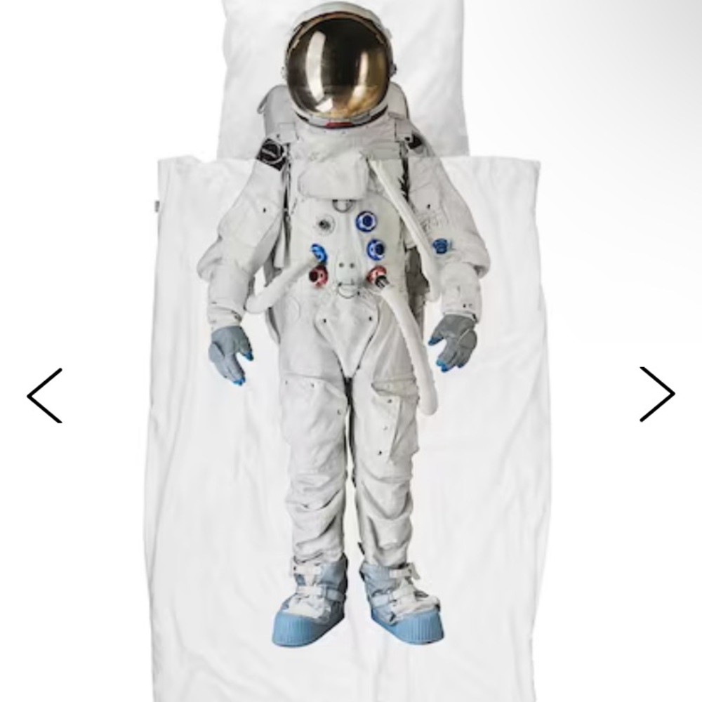 SNURK Spaceman Full Size Duvet Cover And Pillow Case.